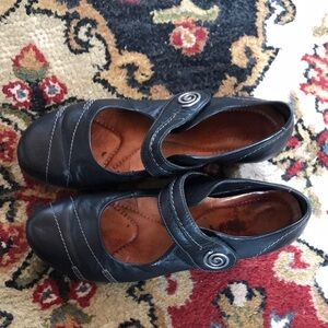 Remonte Genuine leather shoes Mary Janes cottagecore vintage size 10 EUR 40
